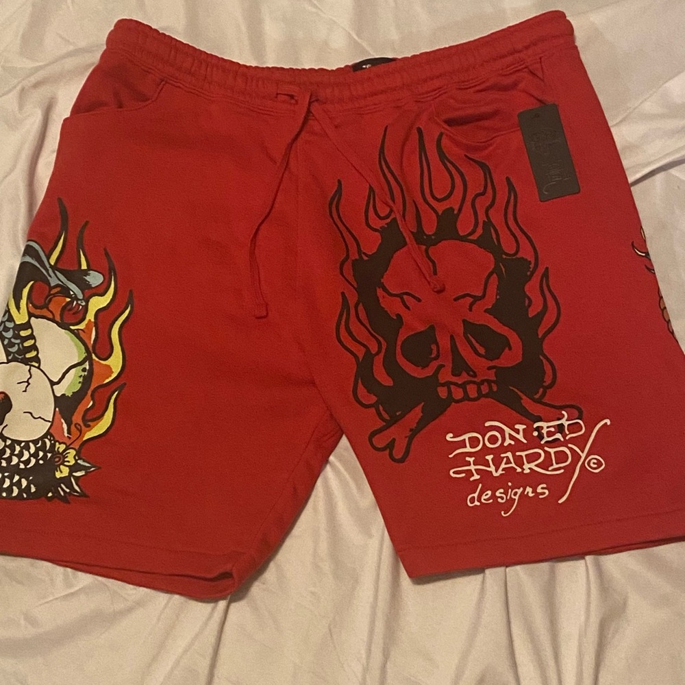 Brand new Ed hardy pants red unisex size xl